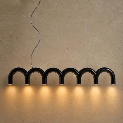 Suspensions LED - Arche Macaron Design | Obluria -  Suspension luminaire Delvanie