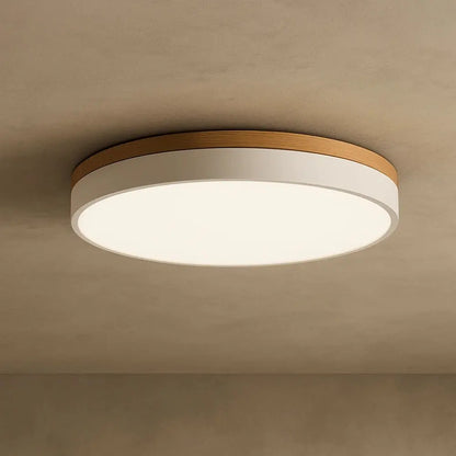 Plafonnier LED - Halo Naturel | Solvyn - Blanc cassé / 50cm |   Delvanie