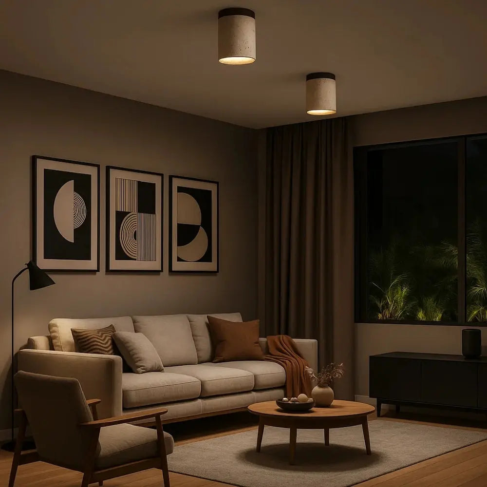 Plafonnier Travertin - Raffinement i | Travina -  |   Delvanie