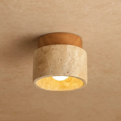 Plafonnier Travertin - Raffinement i | Travina - Court / Bois |   Delvanie