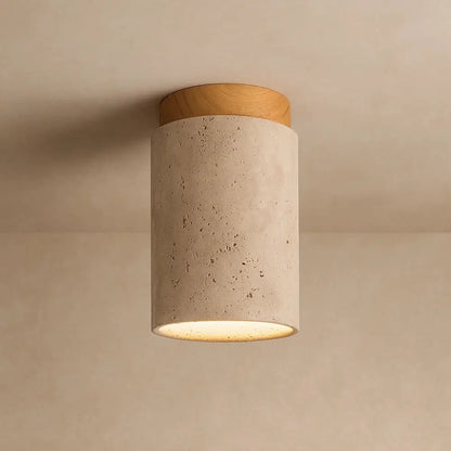 Plafonnier Travertin - Raffinement i | Travina - Long / Bois |   Delvanie