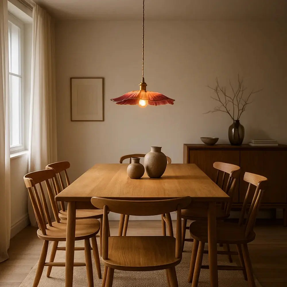 Suspension Luminaire en Verre - Éclat Floral | Petalis -  |   Delvanie