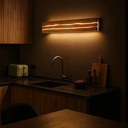 Applique Murale en Bois - Essence Lumineuse | Woodura -  |   Delvanie