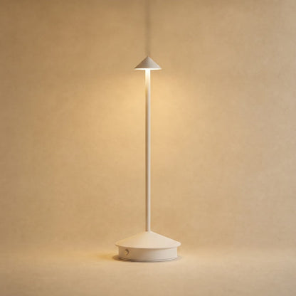 Lampe de table sans fil Yuzano coloris blanc | Delvanie