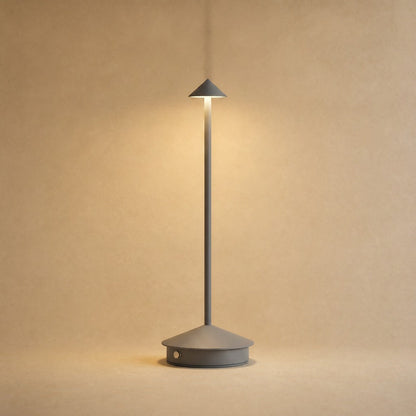 Lampe de table sans fil Yuzano coloris gris | Delvanie