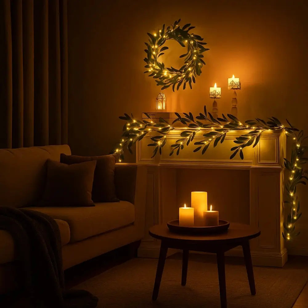 Guirlande Lumineuse - Branche d'olivier | Enchanted -  |   Delvanie