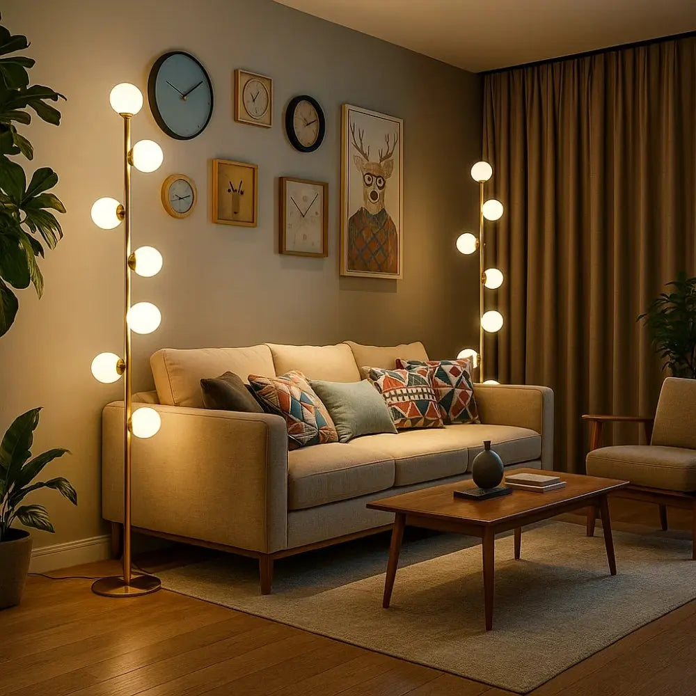 Lampadaire Salon - Design Raffiné | Oriona -  |   Delvanie