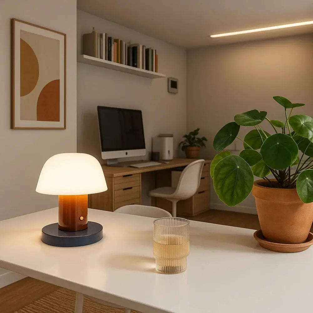 Lampe Champignon Design - Éclat Doux | Fungalis -  |   Delvanie