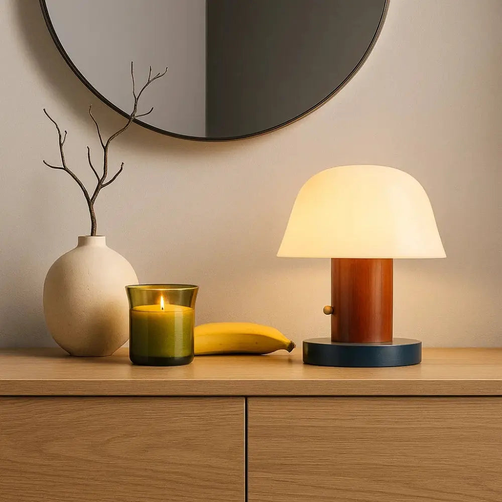 Lampe Champignon Design - Éclat Doux | Fungalis -  |   Delvanie