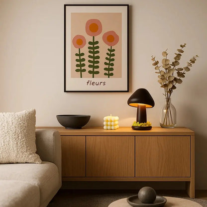 Lampe Champignon Bois - Éclat Organique | Fungor -  |   Delvanie