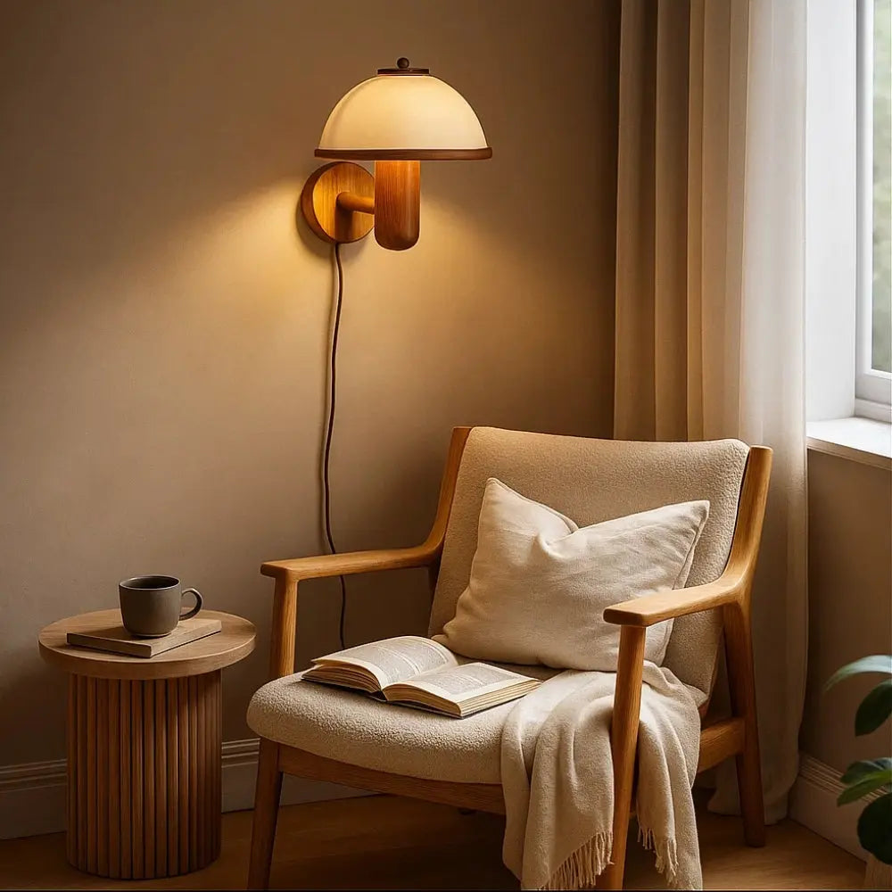 Applique Murale Champignon - Élégance Naturelle | Fungalis -  |   Delvanie