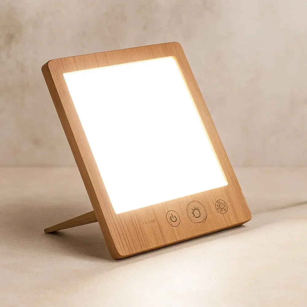 Lampe de Luminothérapie - Éclat Serein | TheraLume - Bois |   Delvanie